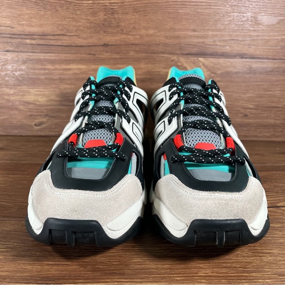 DIESEL “Skipper Low” Y2K Chunky Sneakers Men’s Size 12 Low Top Shoes - Picture 6 of 11